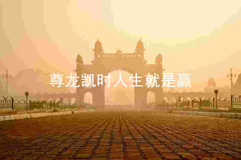 尊龙凯时人生就是赢